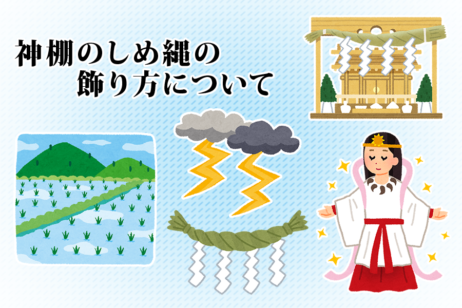 神棚のしめ縄の飾り方について 仏壇 仏具のことなら いい仏壇