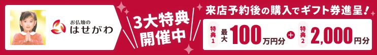 はせがわWキャンペーン（来店予約202504）